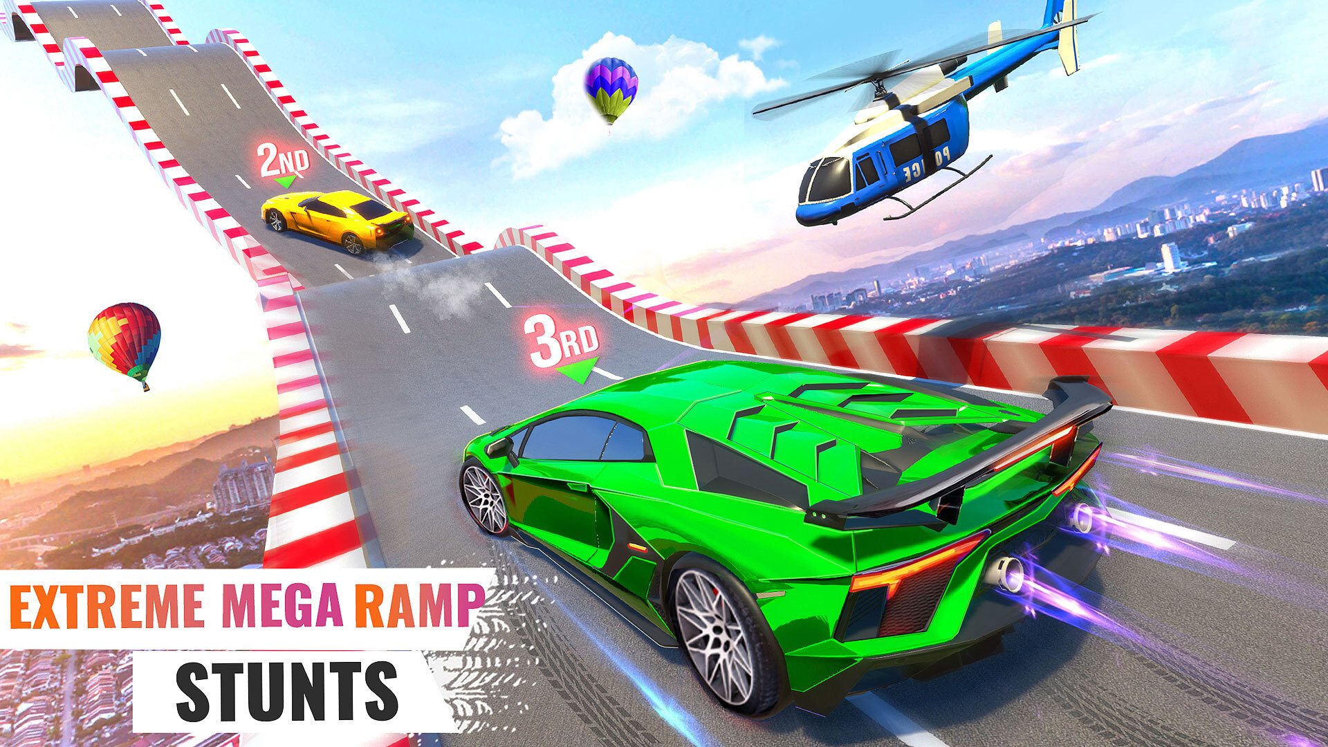 اسکرین شات 7 بازی Impossible Mega Ramp Car Stunt