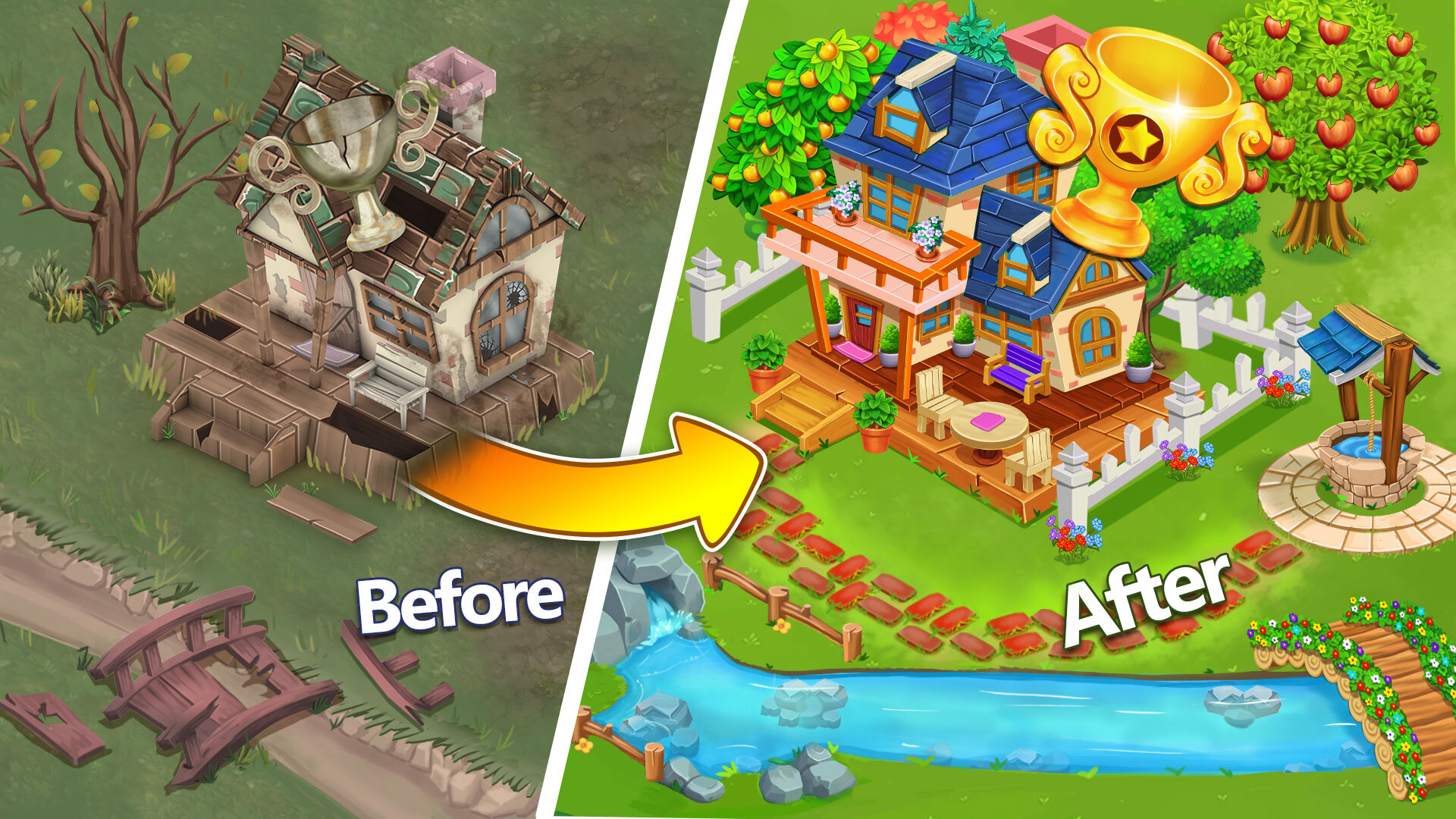 اسکرین شات 3 بازی Farm Garden City Offline Farm