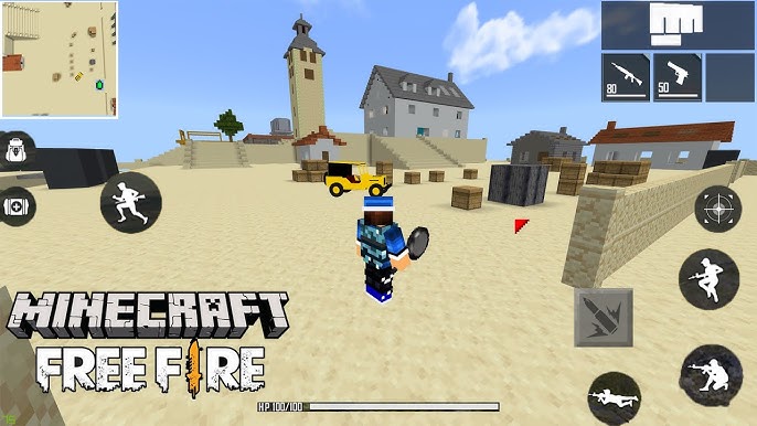 اسکرین شات 3 برنامه Map FF Fire Minecraft PE Skins