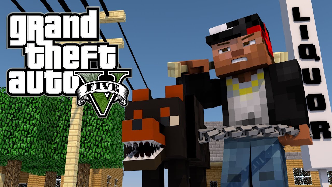 اسکرین شات 2 برنامه MCPE GTA Craft Auto Theft V