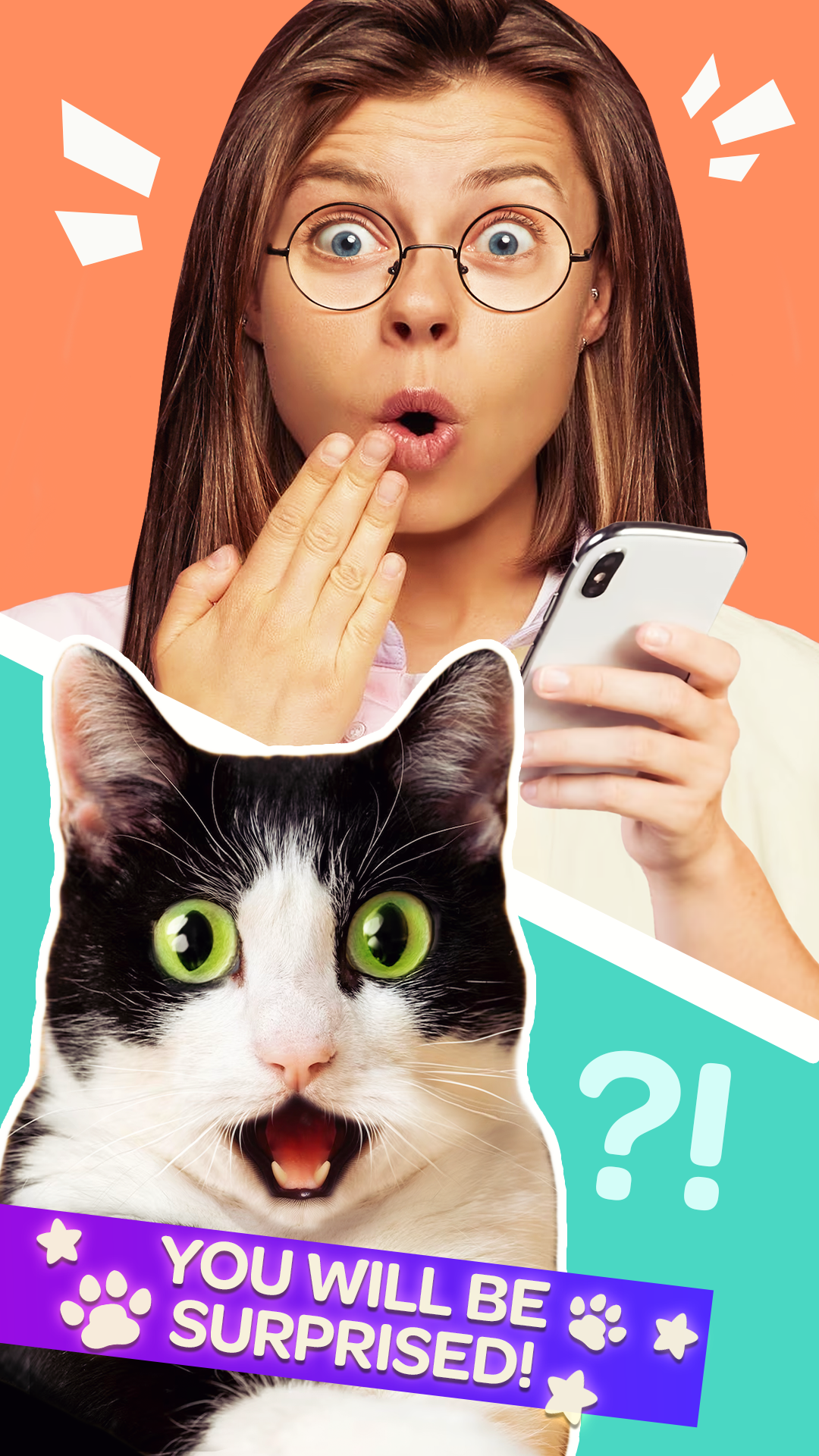 اسکرین شات 2 بازی Cat Translator Pet Talk Meow
