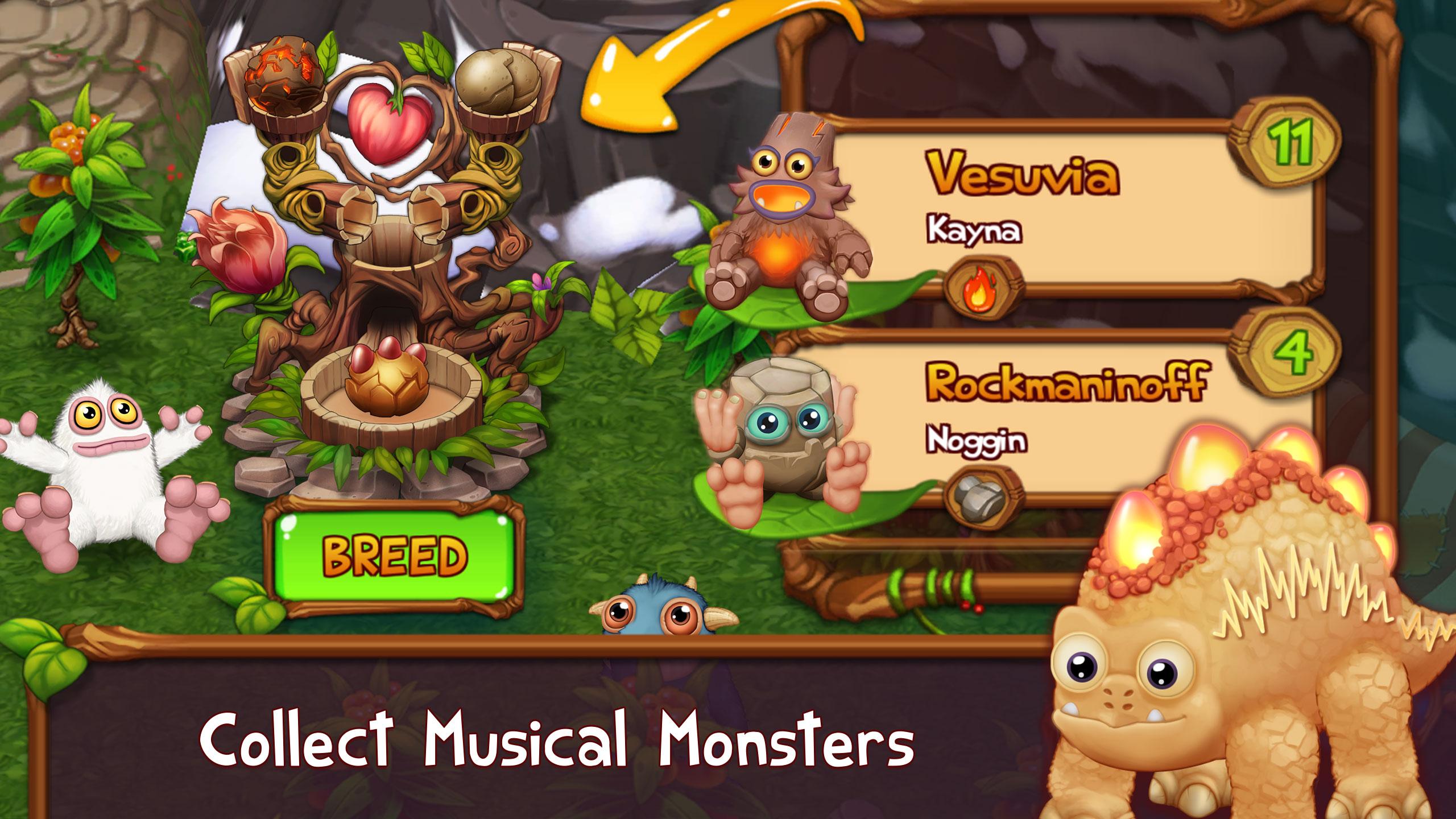 اسکرین شات 1 بازی Singing Monsters: Dawn of Fire