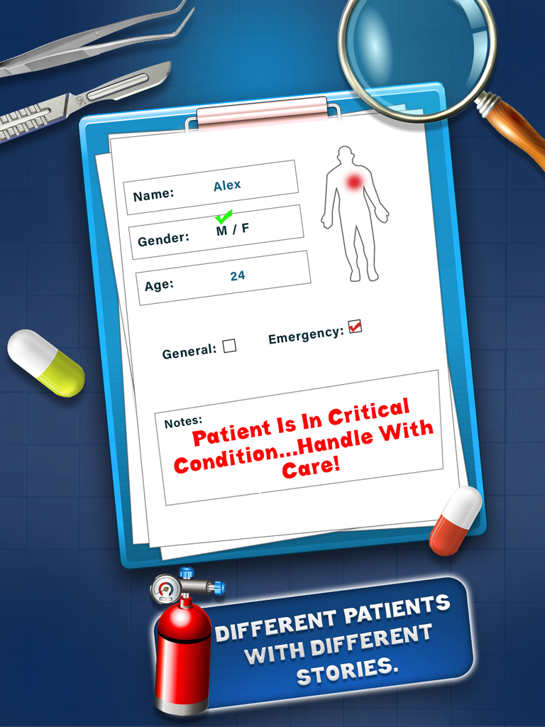 اسکرین شات 4 بازی Heart Surgery Hospital Game