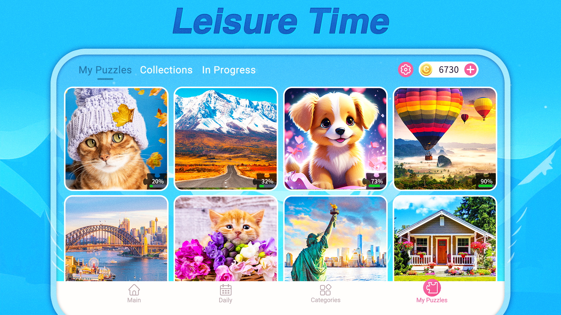 اسکرین شات 7 بازی Daily Jigsaw Puzzles
