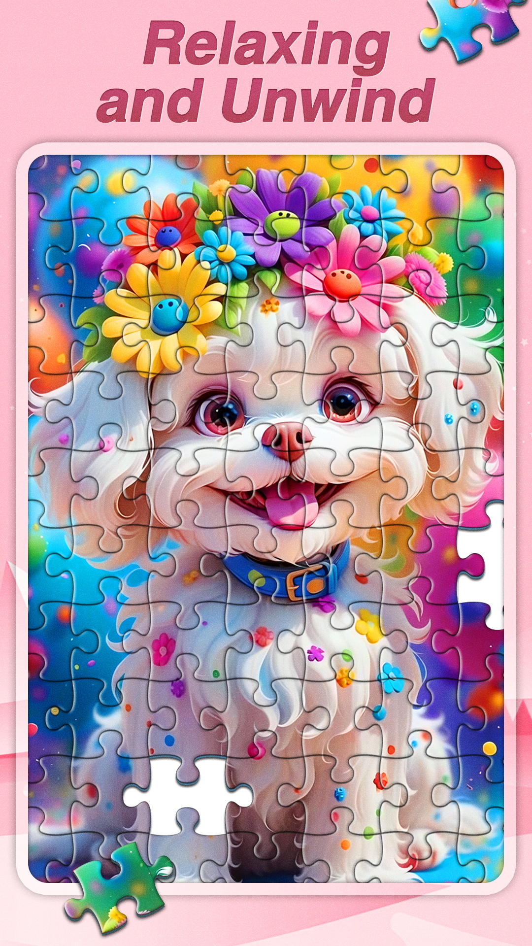 اسکرین شات 2 بازی Daily Jigsaw Puzzles