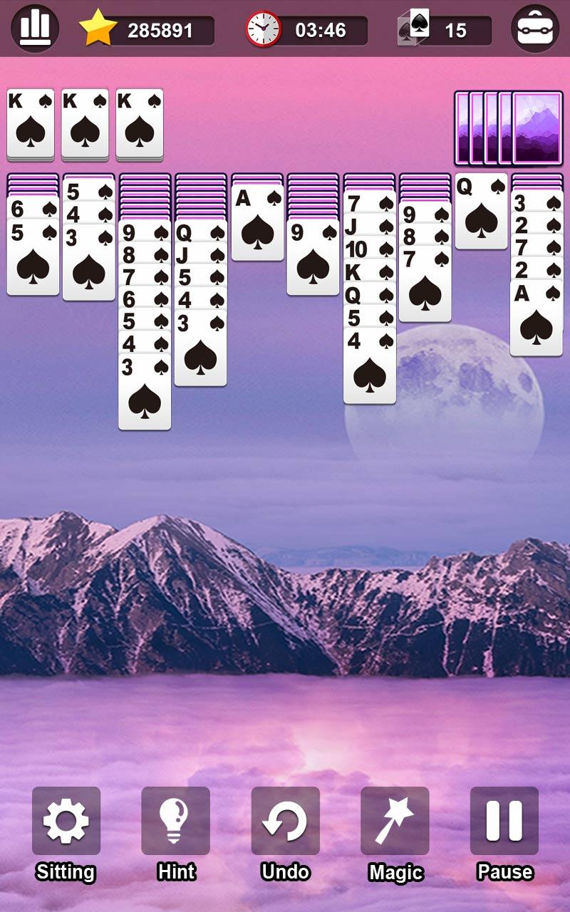 اسکرین شات 2 بازی Spider Solitaire