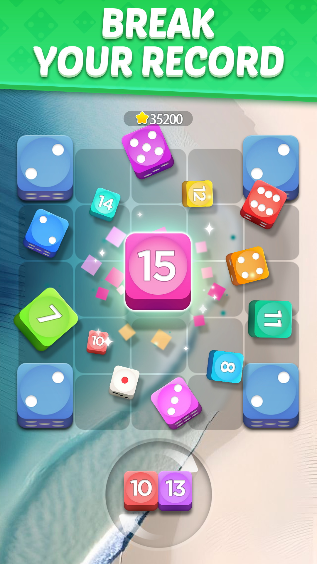 اسکرین شات 6 بازی Dice Puzzle - Merge puzzle