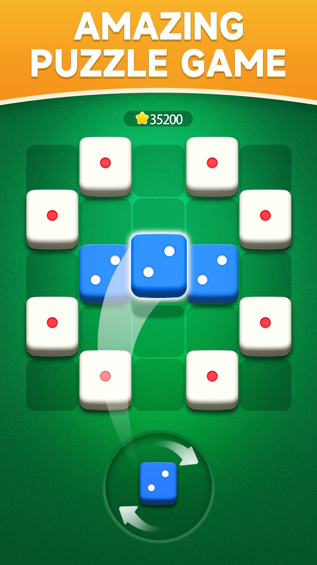 اسکرین شات 1 بازی Dice Puzzle - Merge puzzle