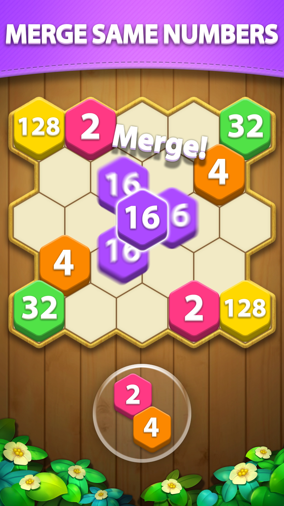 اسکرین شات 4 بازی Hexa Block Puzzle - Merge!