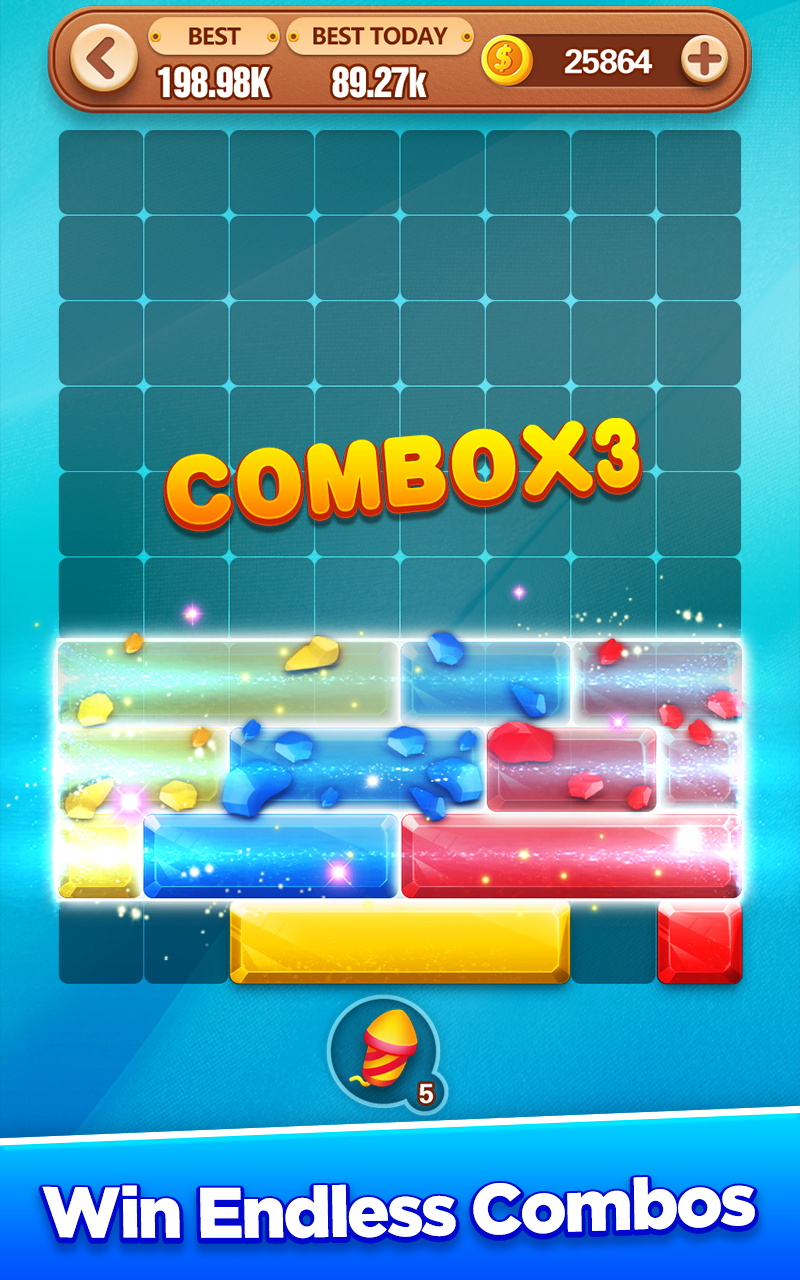 اسکرین شات 5 بازی Block Crush - Puzzle Game