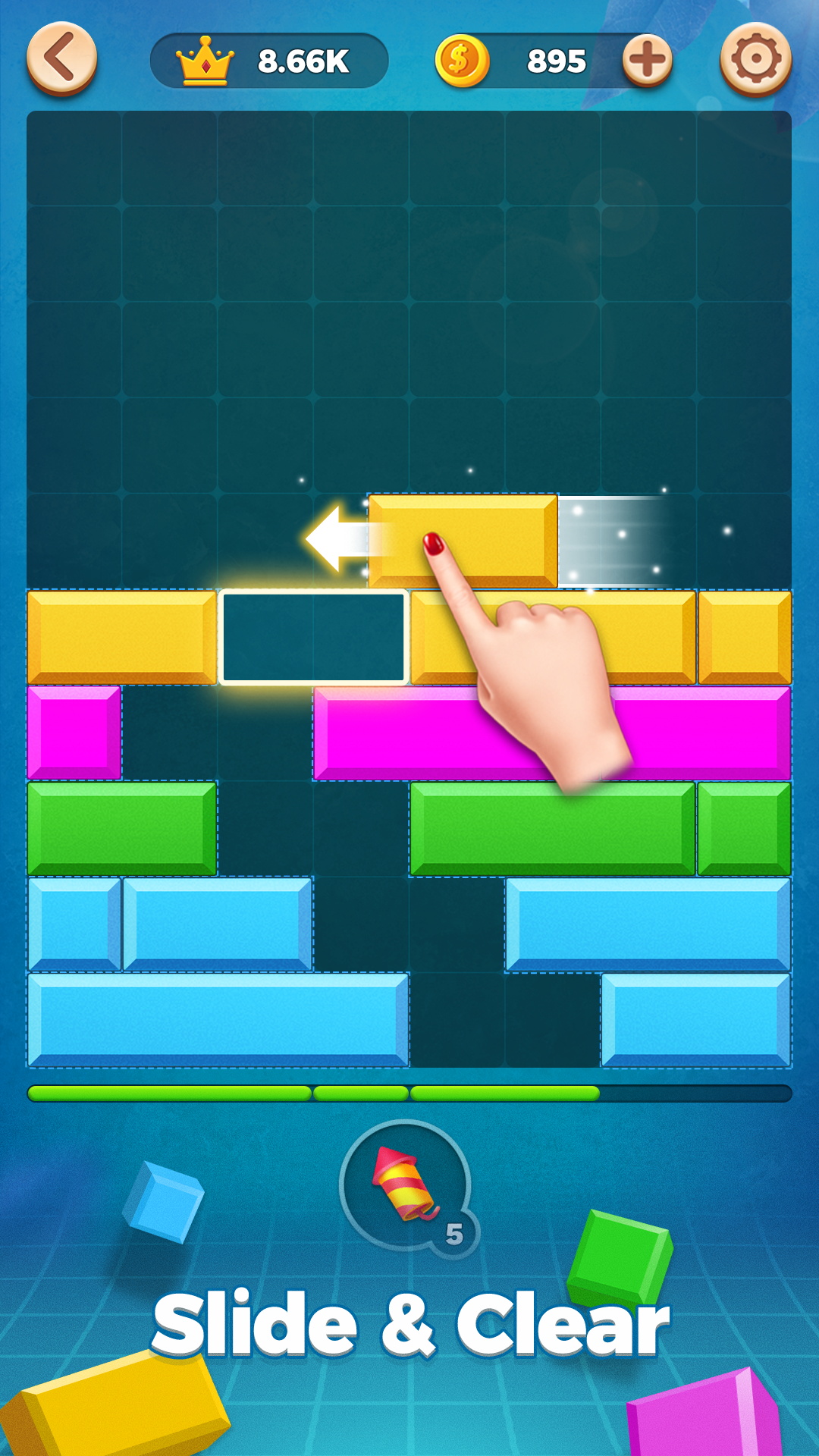 اسکرین شات 1 بازی Block Crush - Puzzle Game