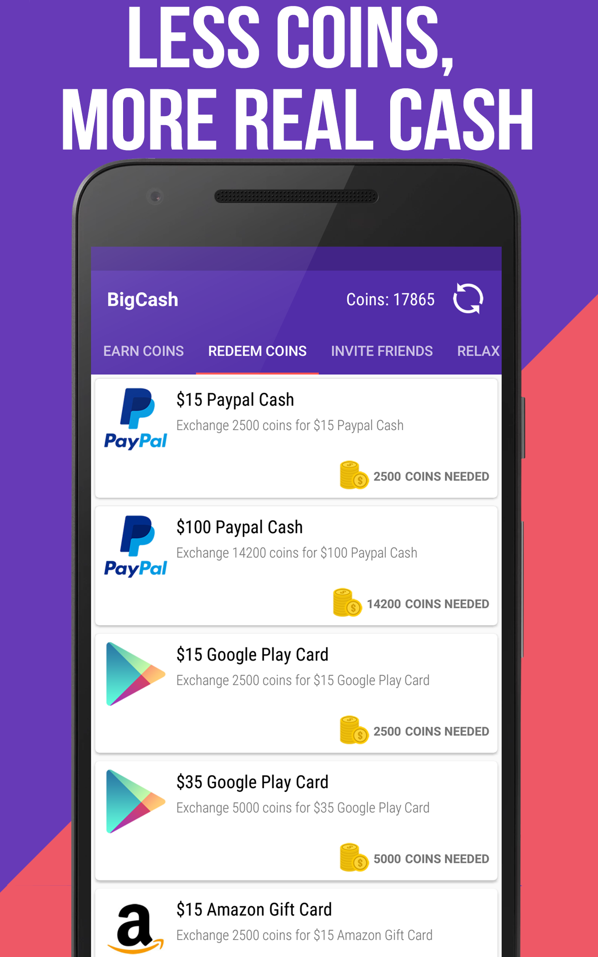 اسکرین شات 2 برنامه Make Money: Cash & Gift Cards