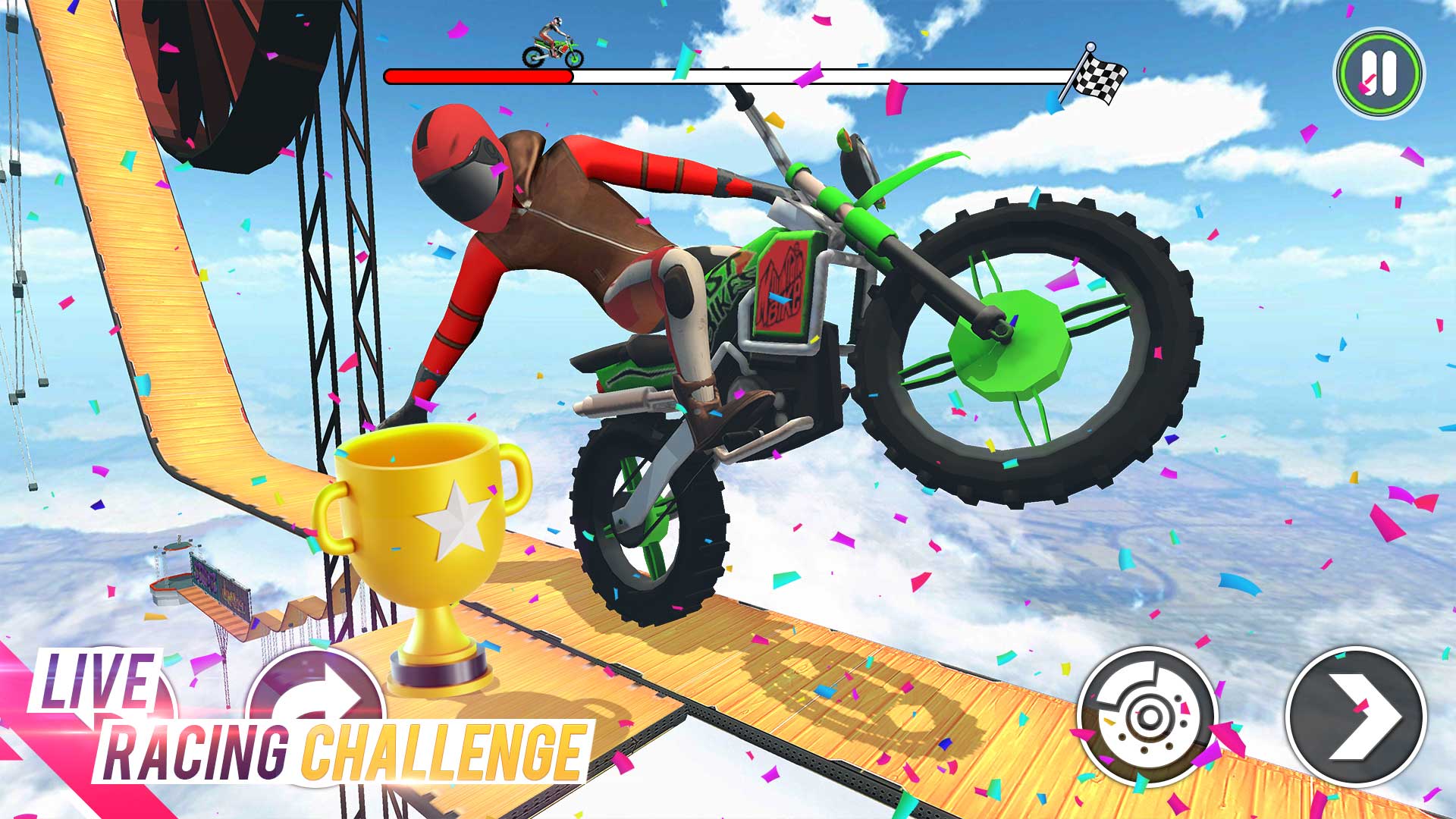 اسکرین شات 2 بازی Bike Stunt 3D - Bike Games