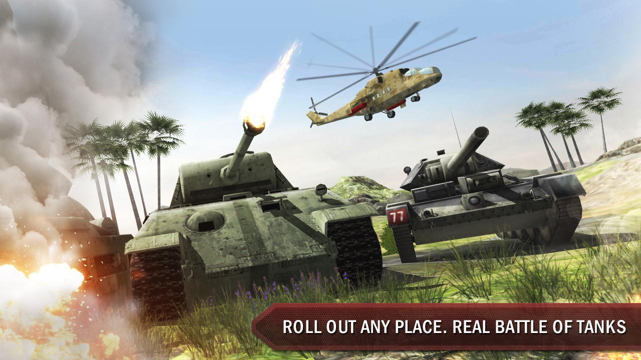 اسکرین شات 2 بازی Tank War Blitz 3D