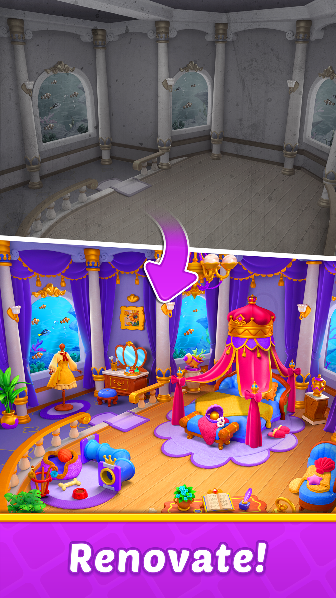 اسکرین شات 1 بازی Bubble Shooter Kingdom