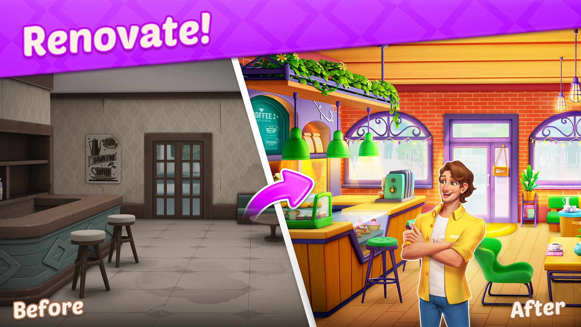 اسکرین شات 1 بازی Design Diary - Match 3 & Home