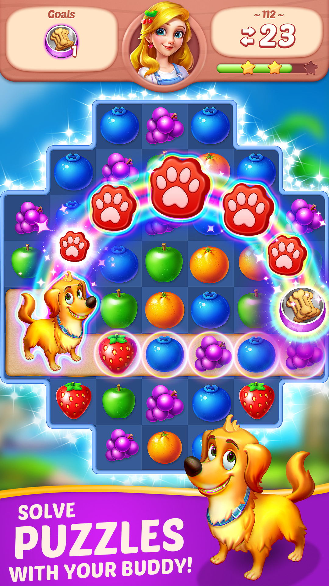 اسکرین شات 4 بازی Fruit Diary - Match 3 Puzzle