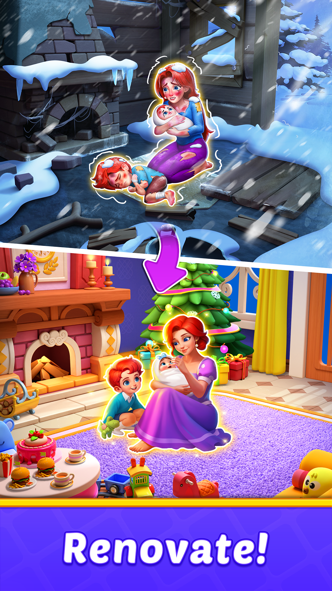 اسکرین شات 6 بازی Home Match - Design & Match 3