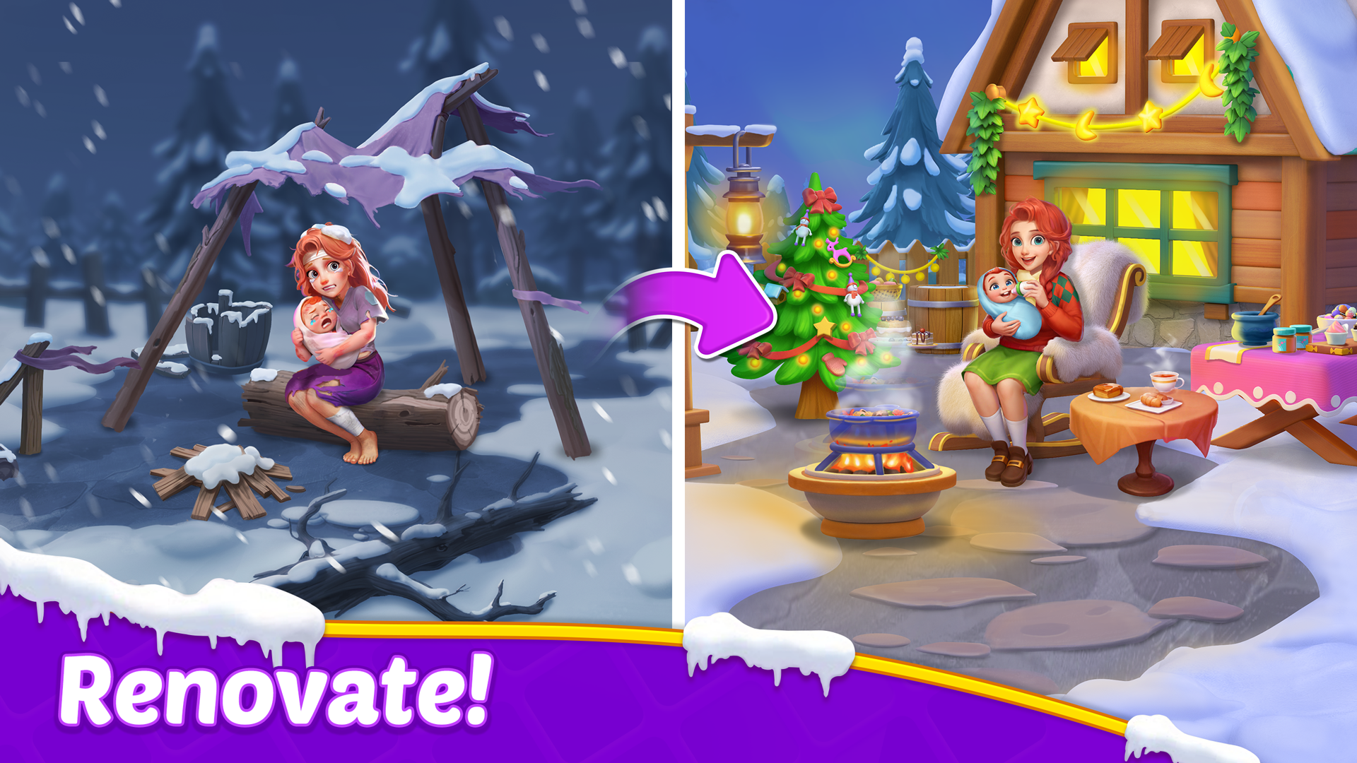 اسکرین شات 3 بازی Jewel Manor - Home Design