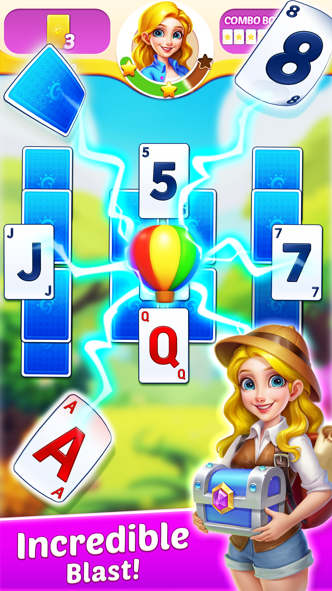 اسکرین شات 6 بازی Solitaire Tripeaks Diary