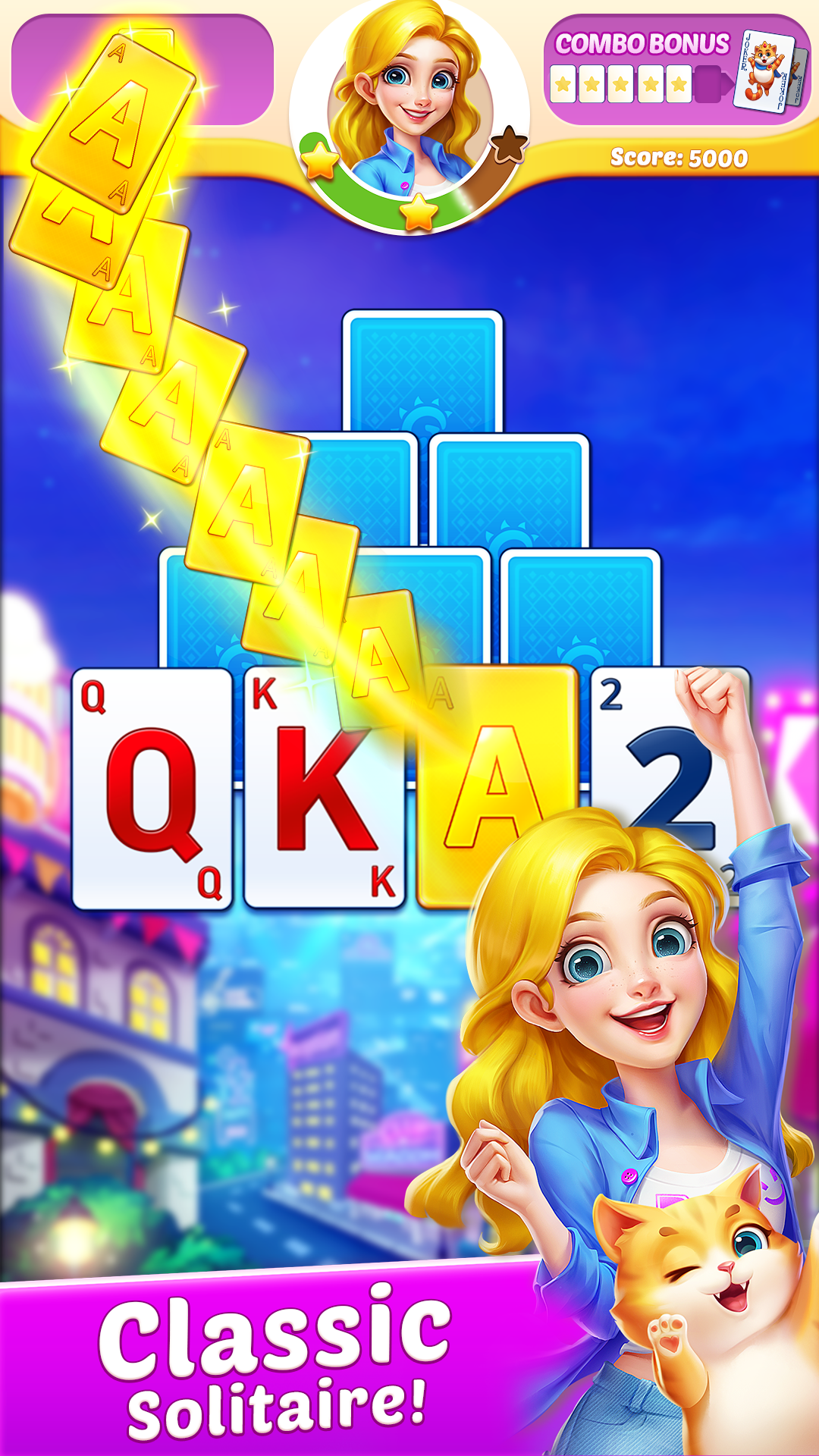 اسکرین شات 4 بازی Solitaire Tripeaks Diary