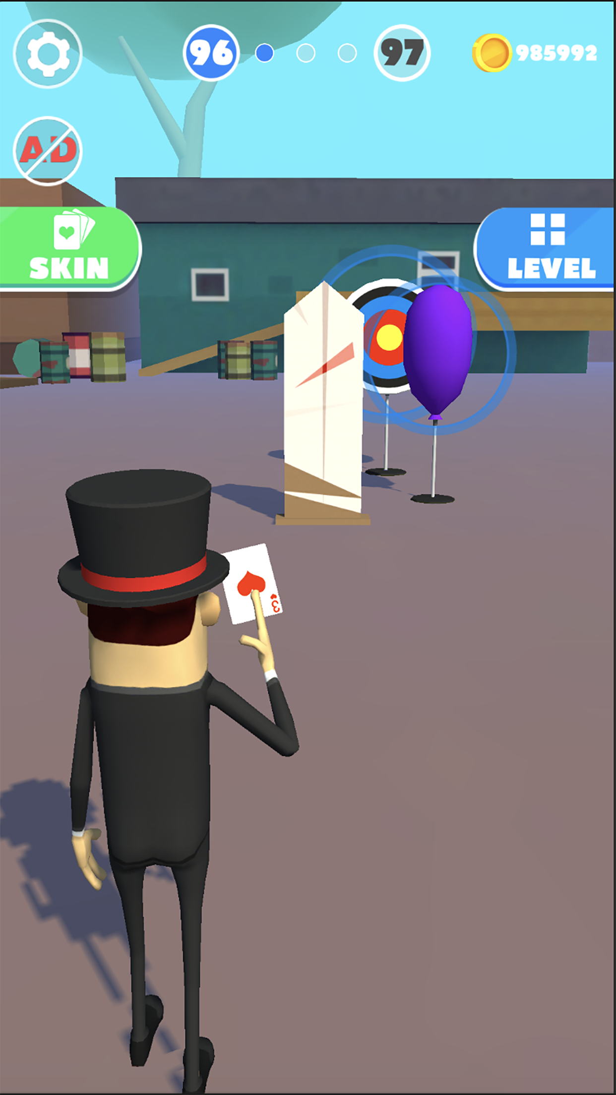 اسکرین شات 4 بازی Card Throwing