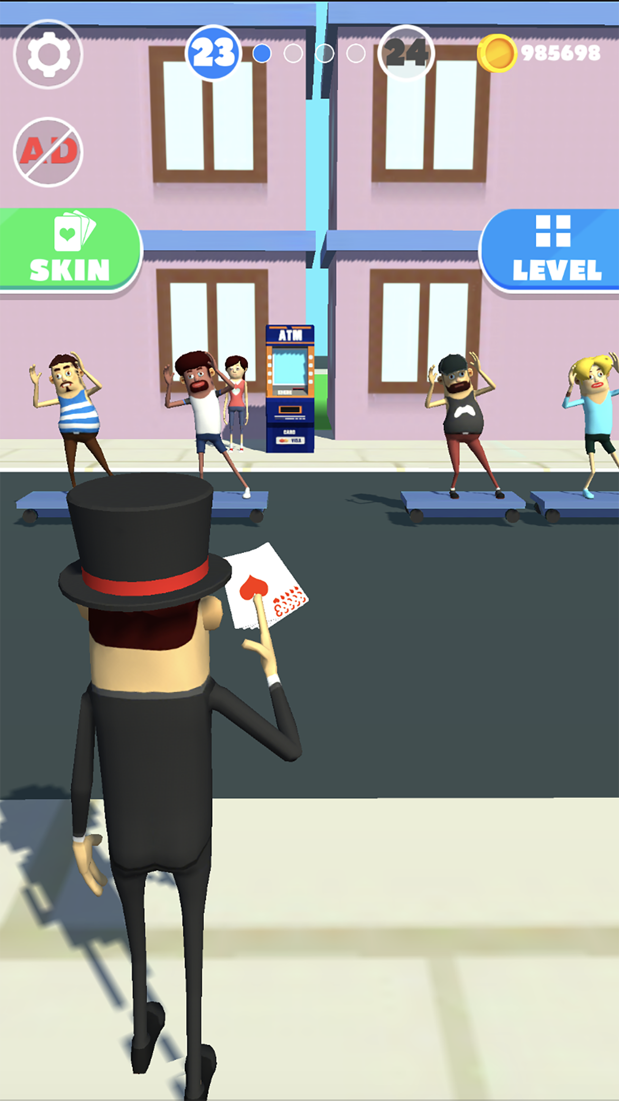 اسکرین شات 2 بازی Card Throwing