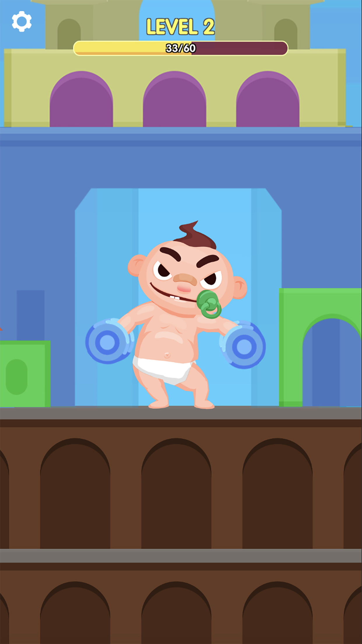 اسکرین شات 1 بازی Muscle Boy