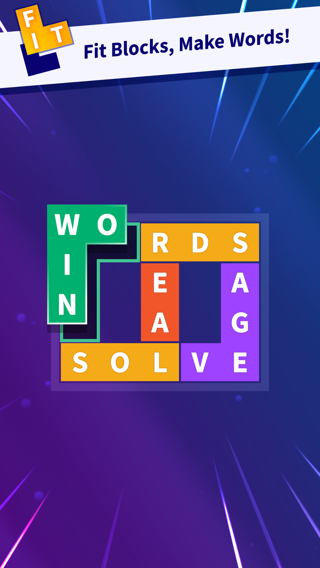 اسکرین شات 1 بازی Flow Fit - Word Puzzle