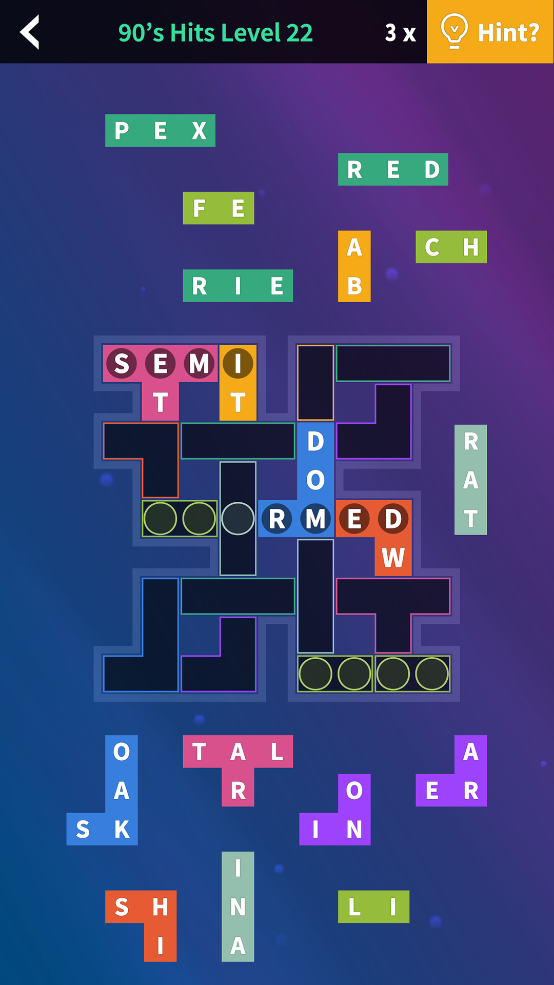 اسکرین شات 6 بازی Flow Fit - Word Puzzle