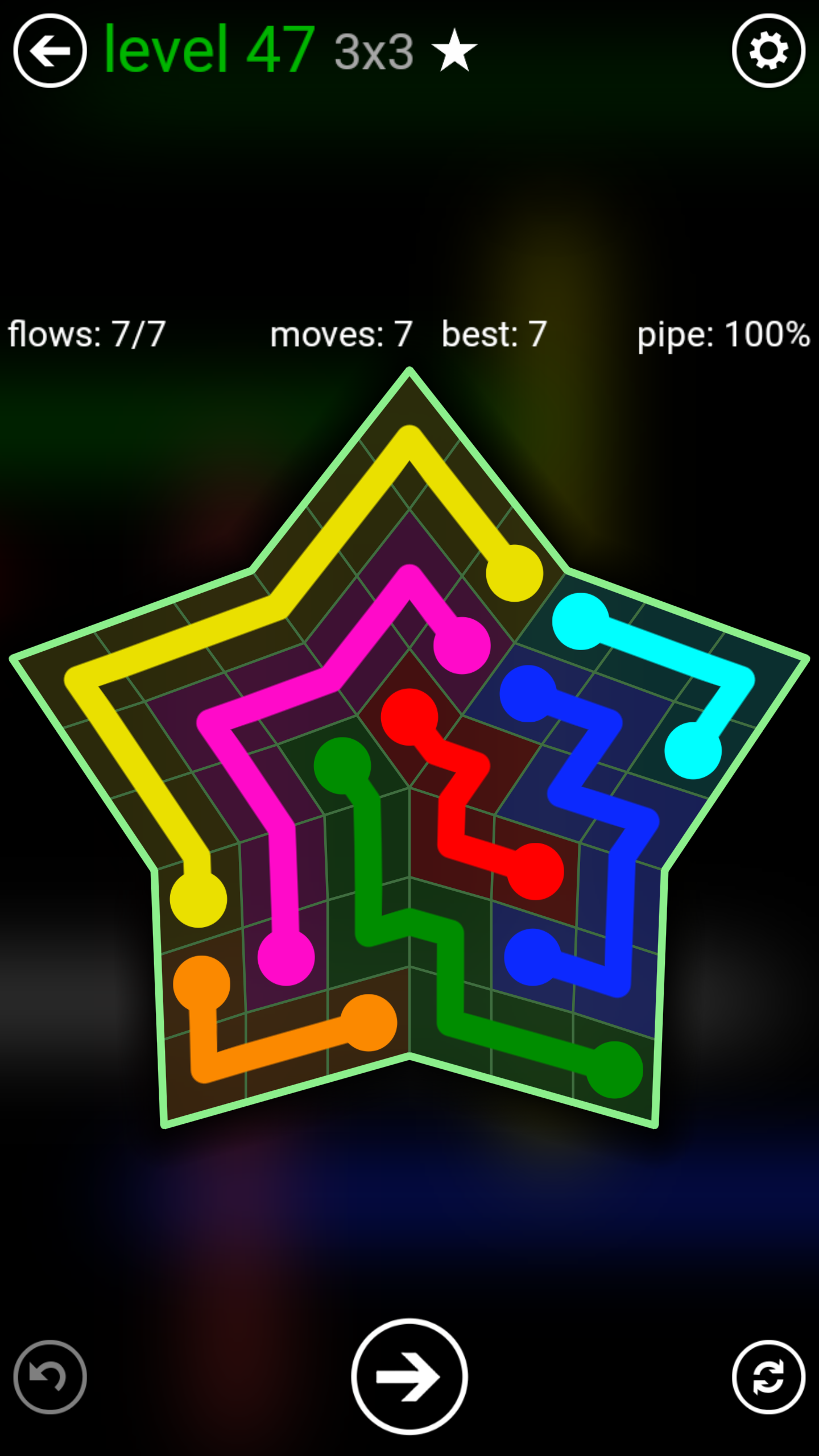 اسکرین شات 5 بازی Flow Free: Shapes