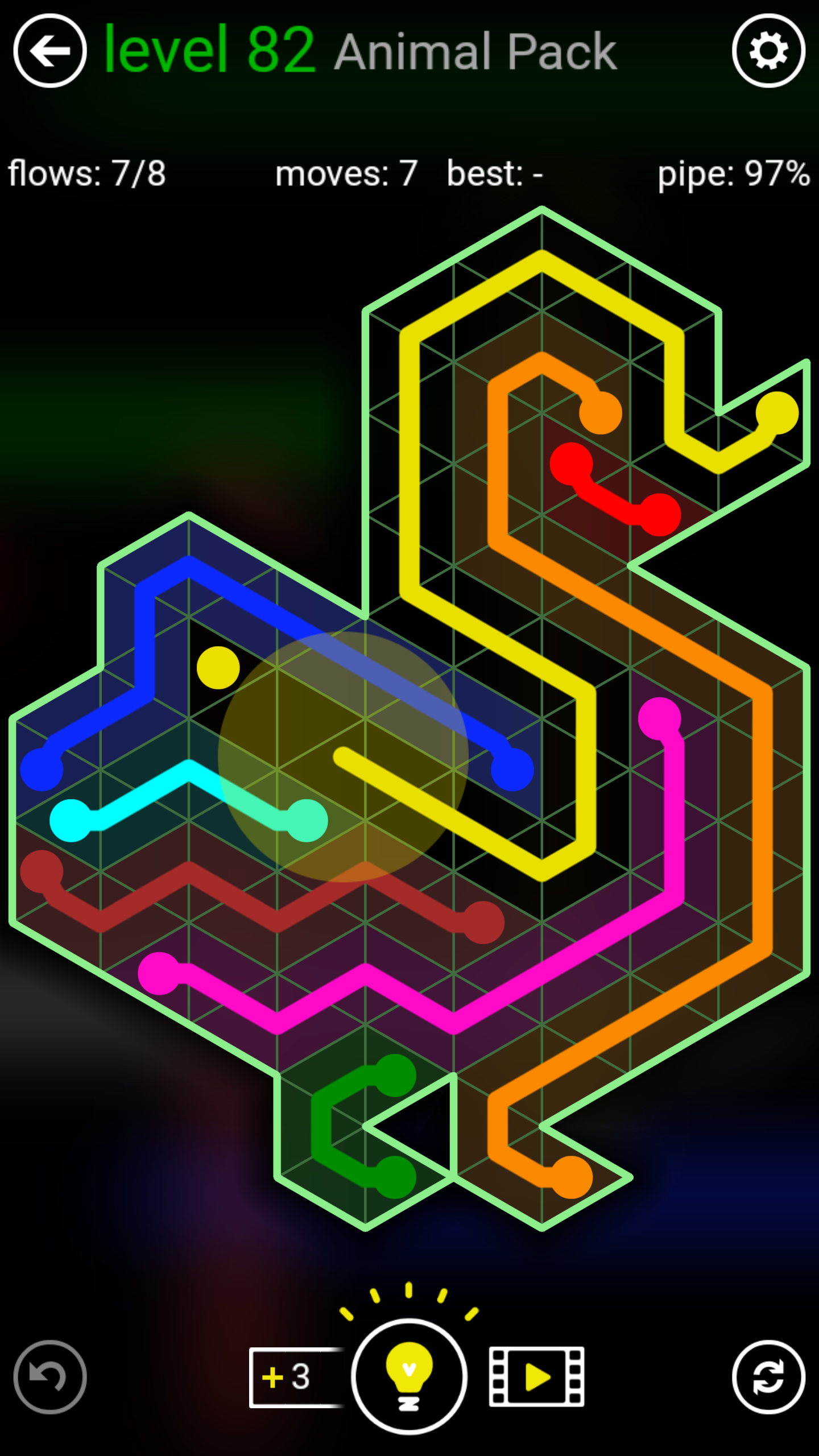 اسکرین شات 3 بازی Flow Free: Shapes