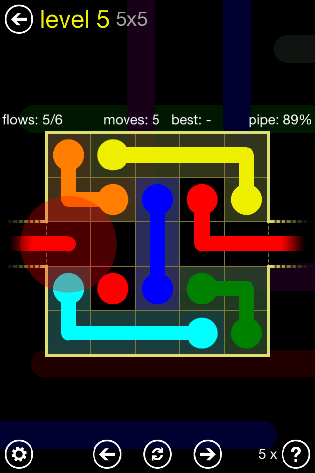 اسکرین شات 1 بازی Flow Free: Warps