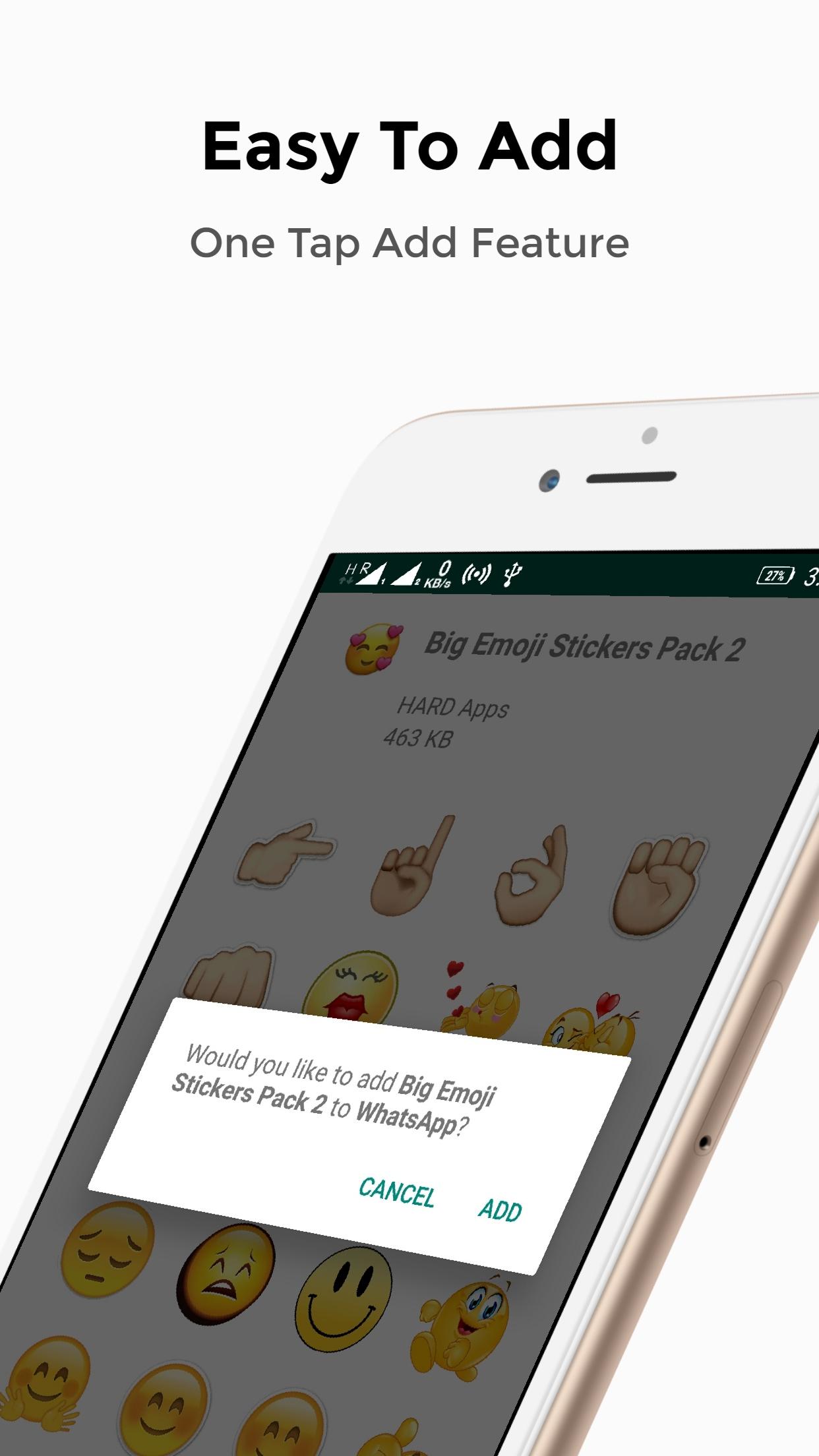 اسکرین شات 6 برنامه Kubet : Stickers Emoji whatsap