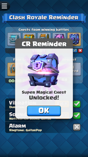 اسکرین شات 2 برنامه Reminder for Clash Royale