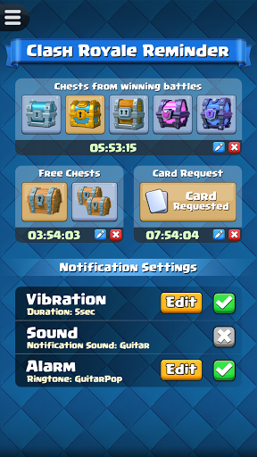 اسکرین شات 3 برنامه Reminder for Clash Royale