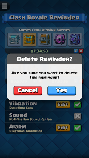 اسکرین شات 7 برنامه Reminder for Clash Royale