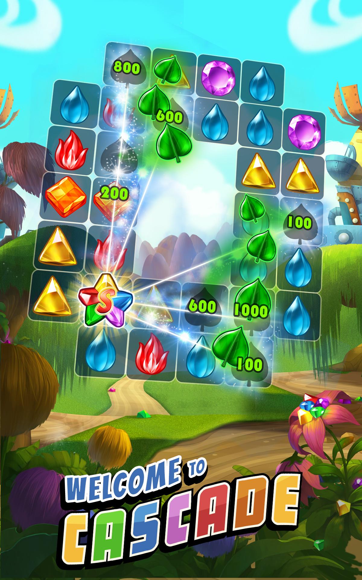اسکرین شات 1 بازی Cascade: Gem & Jewel Adventure