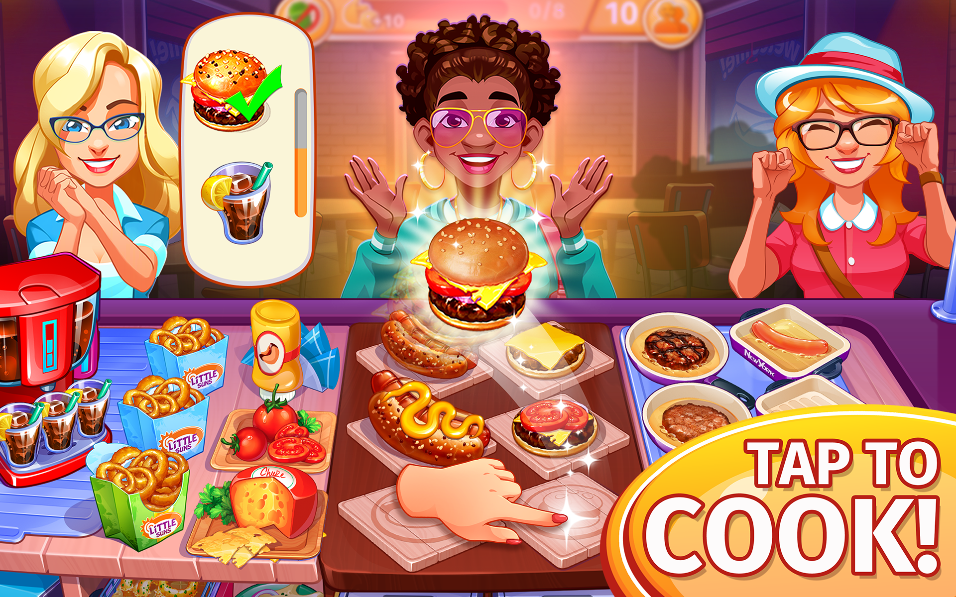 اسکرین شات 1 بازی Cooking Craze: Restaurant Game