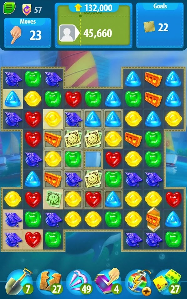 اسکرین شات 6 بازی Gummy Drop! Match 3 & Travel