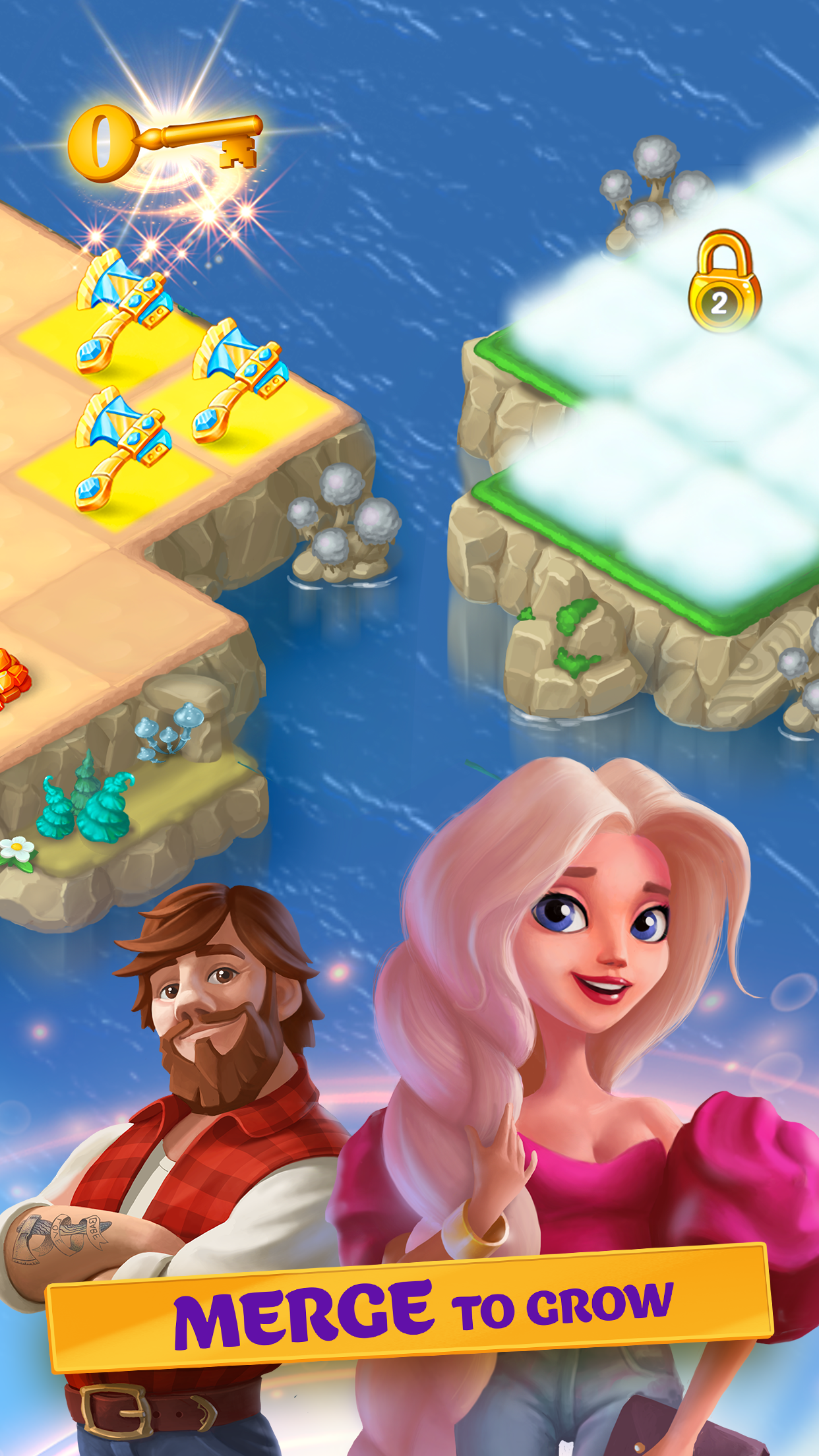 اسکرین شات 1 بازی EverMerge: Merge Puzzle Game