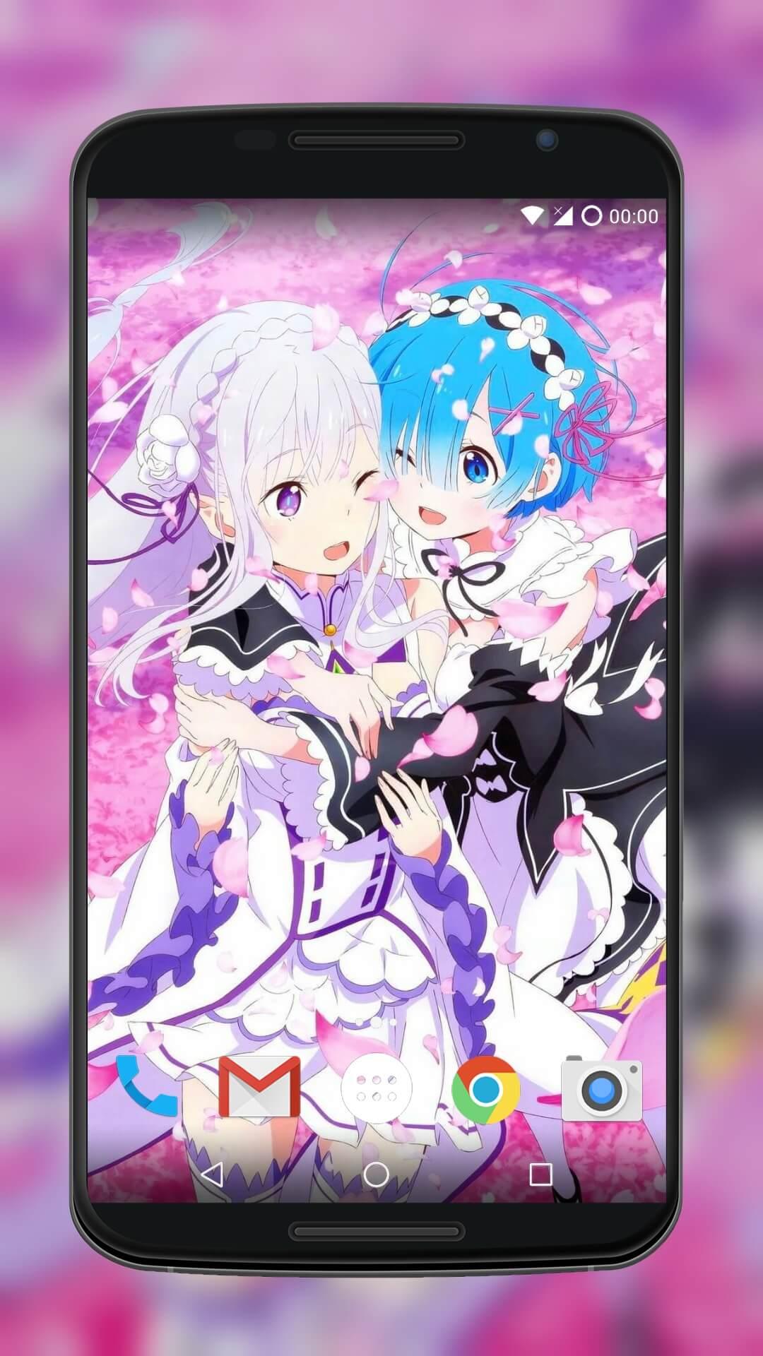 اسکرین شات 1 برنامه Anime Wallpaper