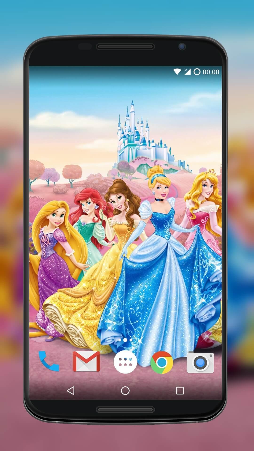 اسکرین شات 4 برنامه Princess Wallpaper