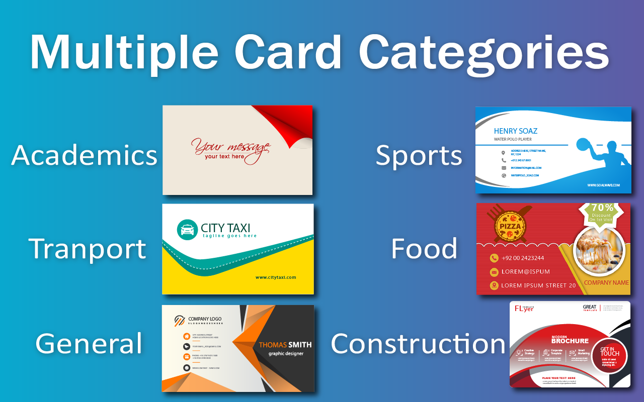 اسکرین شات 5 برنامه Business Card & Logo Design
