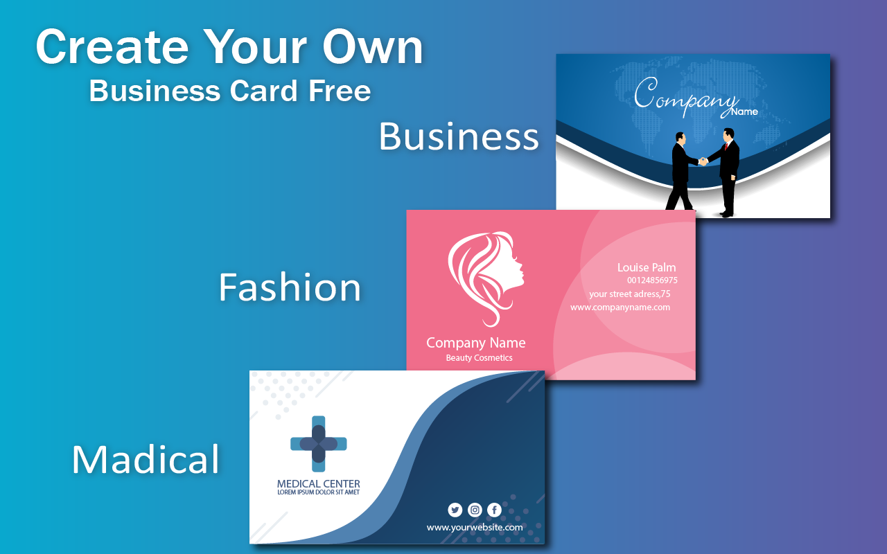 اسکرین شات 3 برنامه Business Card & Logo Design