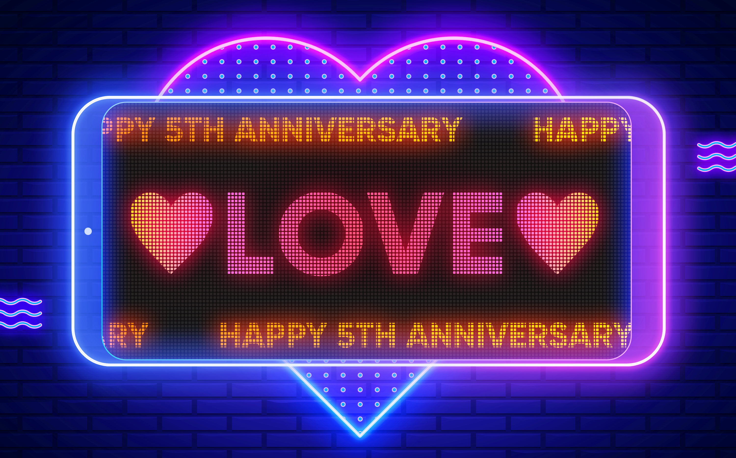 اسکرین شات 1 برنامه Lightboard:Scrolling Neon Text