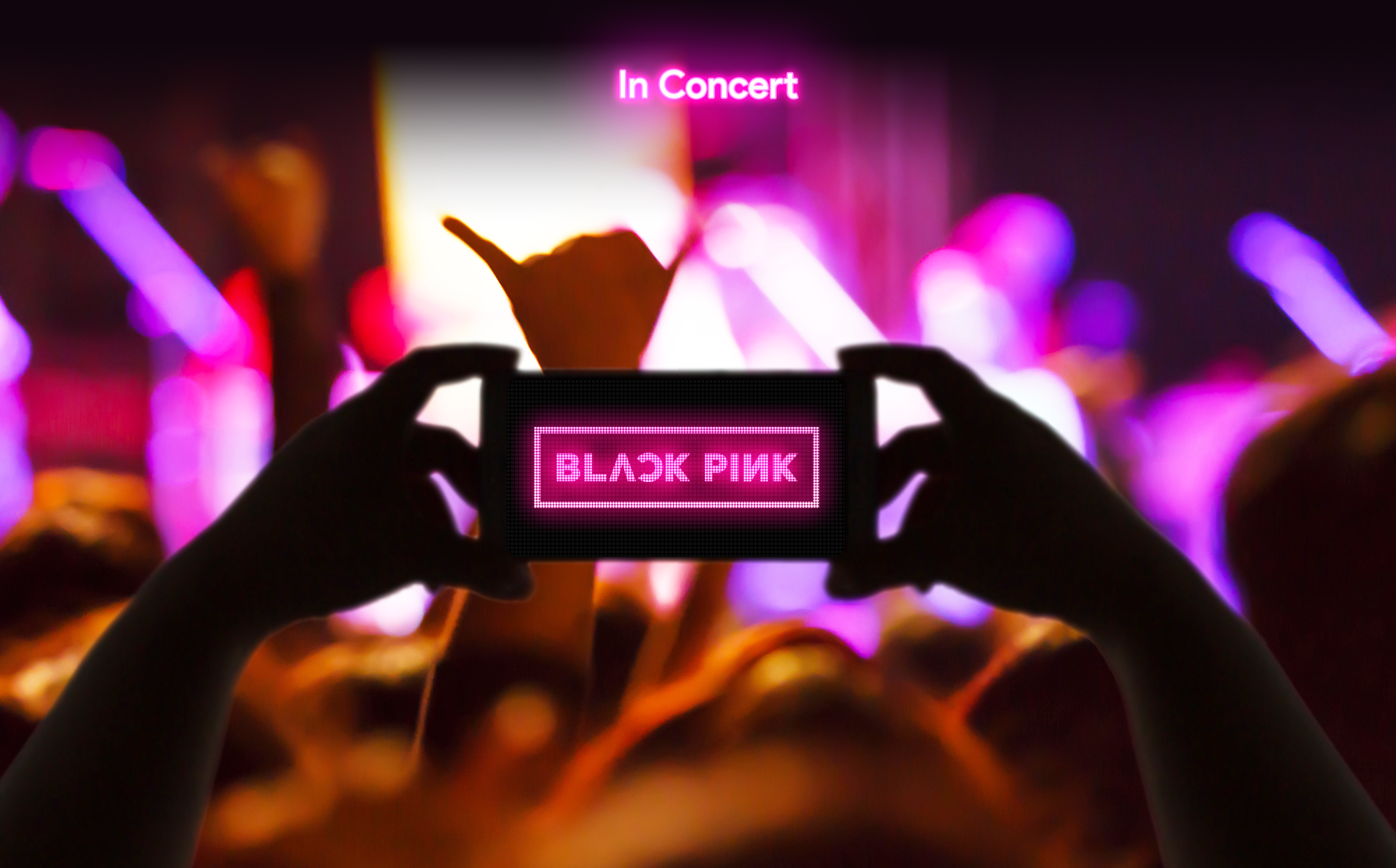 اسکرین شات 2 برنامه Lightboard:Scrolling Neon Text