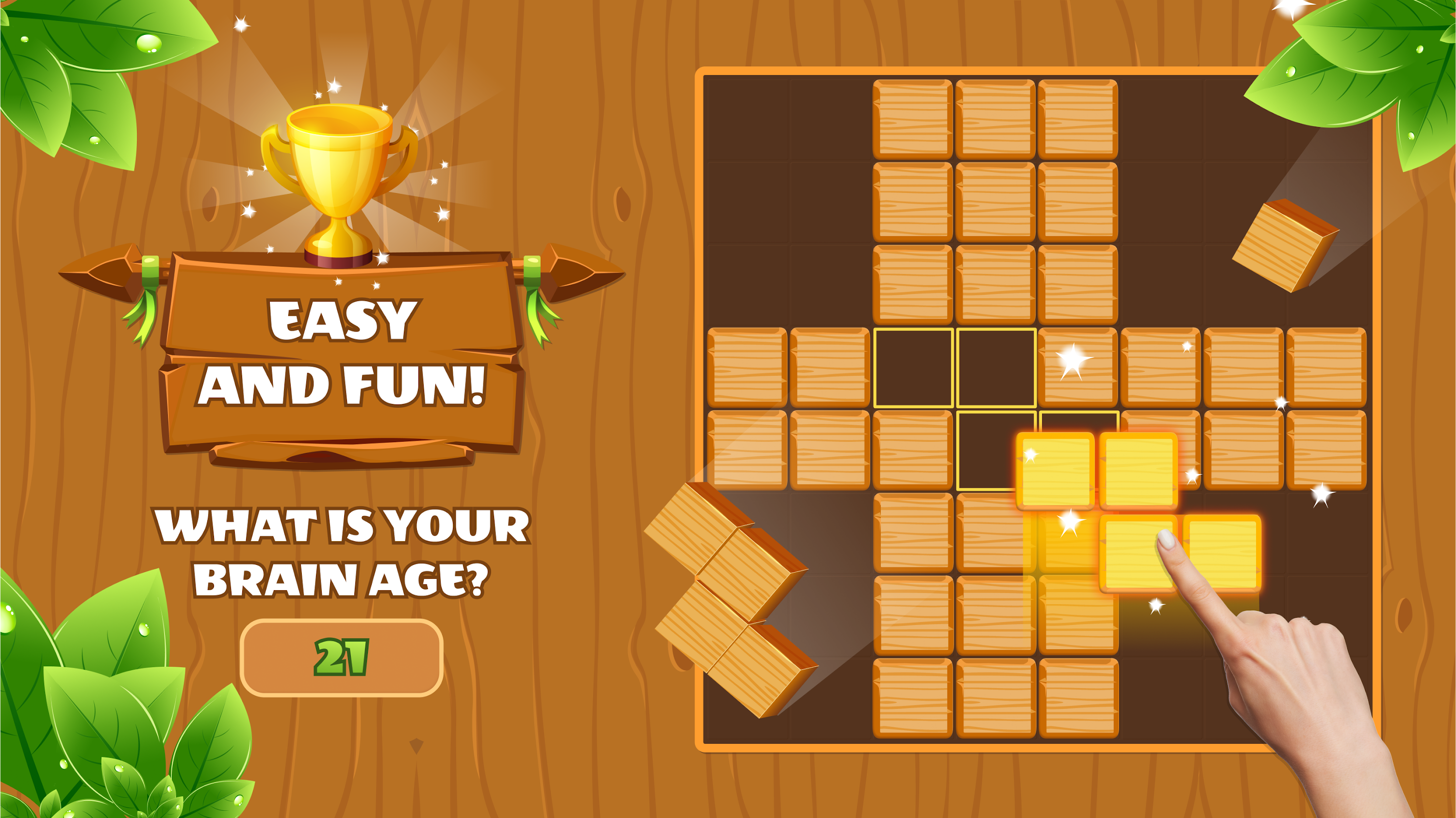 اسکرین شات 1 بازی Woody Block Puzzle: Wood Game