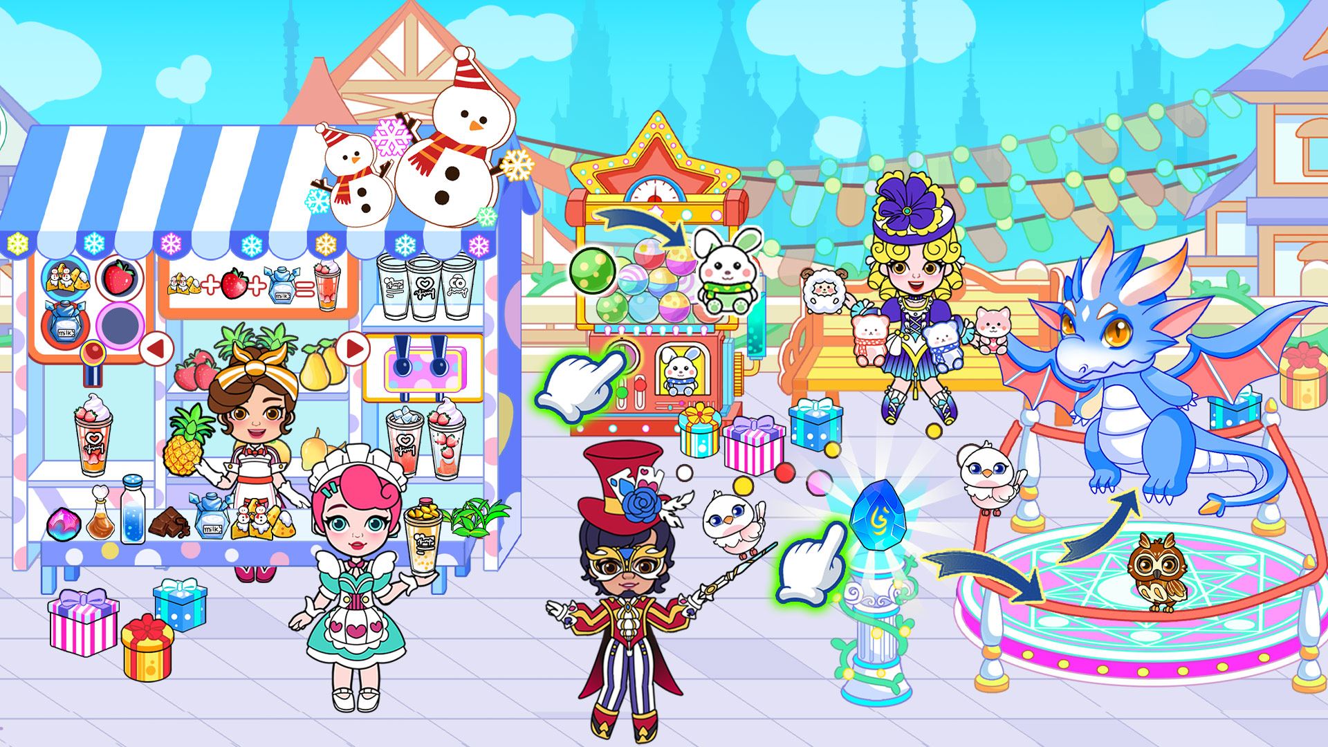 اسکرین شات 6 بازی Ice Princess World Castle Life