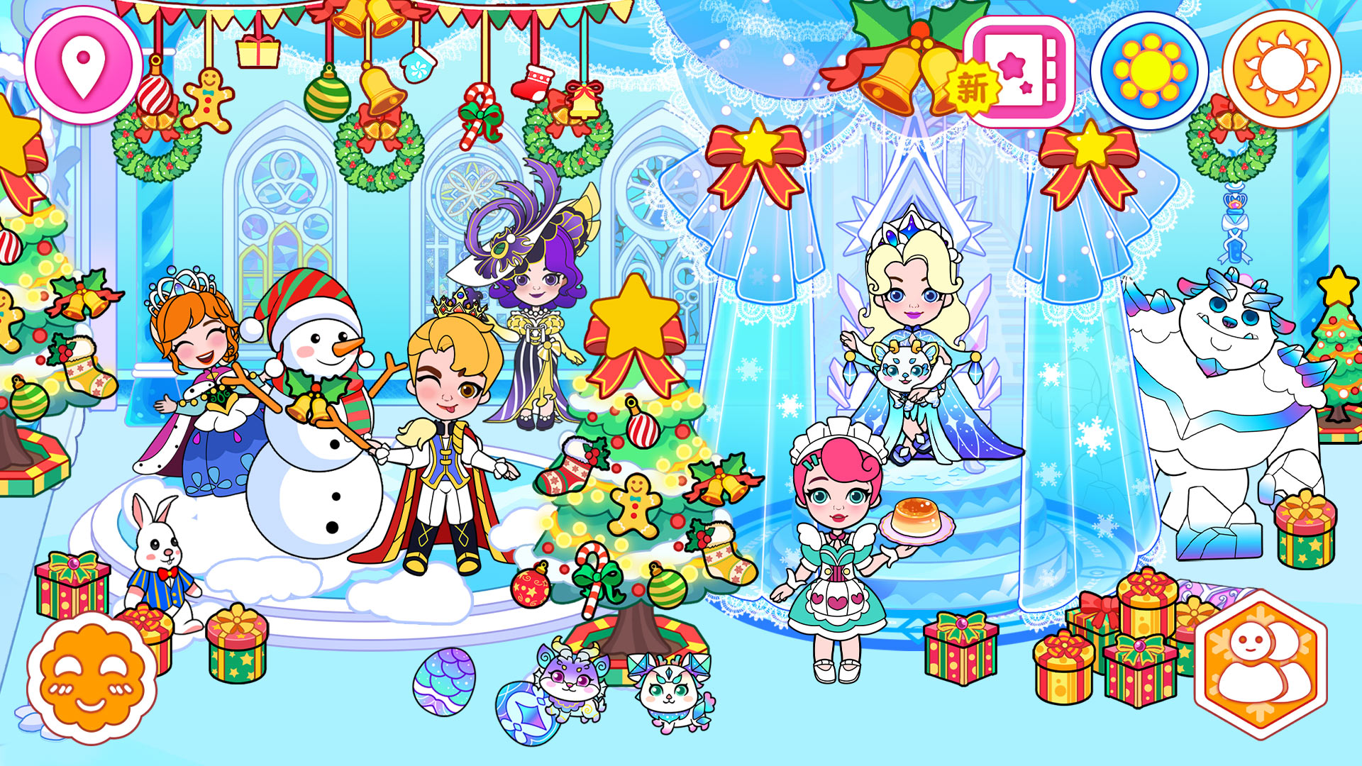 اسکرین شات 1 بازی Ice Princess World Castle Life